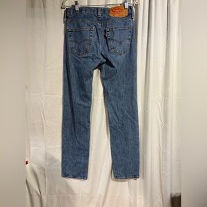 Levi's Men's 501 button fly Classic Indigo Straight Jeans 29 x 34 (c1q)